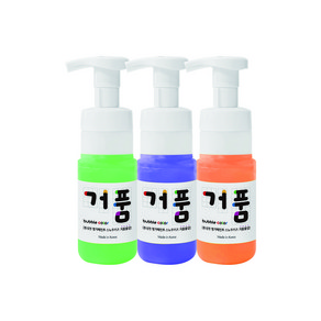 거품물감 150ml 스노우키즈 핑거페인트 거품놀이 버블물감 버블놀이 촉감놀이 형광놀이 형광물감 미술놀이 물감놀이, 거품물감 150ml B세트(그린,퍼플,오렌지)