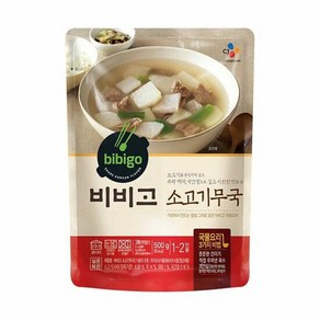 비비고 소고기무국, 500g, 18개