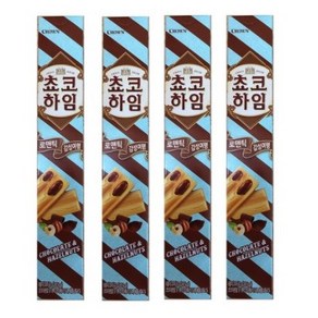 크라운 롱 초코하임, 47g, 4개