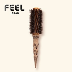 FEEL 전문가용 롤빗 NAP Bush 돈모 열판 브러쉬 원목 브러쉬 260도까지 견디는 드라이빗 7호 (조그립 핀셋 2개 증정), 1개