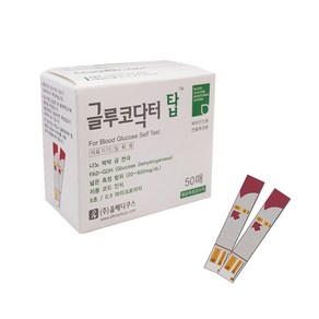 글루코닥터 탑 스트립 혈당측정지, 50개입, 2개