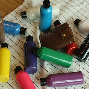 [공방공구] 가죽공예 엣지코트 엣지페인트 기리메 약물 단면마감제 50ml 100ml, 블랙, 1개