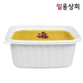 [ILYONG] 친환경 사각 죽용기 JH 180 특대 1050ml 50세트 백색, 50개, 1세트