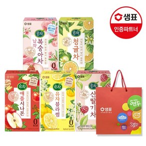 샘표 순작 콜드브루 0kcal 과일허브티 5종 20T 2+1개 골라담기, 애플시나몬 20T 2개/ 애플시나몬 20T 1개, 3개, 20개입