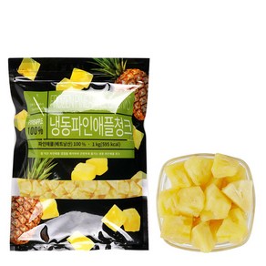 딜라잇가든 냉동 파인애플(베트남) 1kg x 5, 1kg(1개), 5개