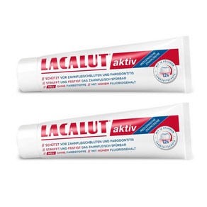 라카루트 LACALUT 액티브 치약 100ml x 2개