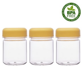 젖병소재 미니 마이보틀 트라이탄 물병 3P 175ml, 노랑 3p, 3개