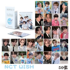 NCT WISH 엔시티 lomo 홀로그램 포토 카드 포카 50장