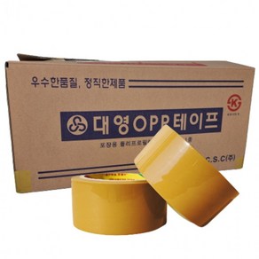 OPP TAPE 48X50m 1박스 50개 베이지/황색/강력접착테이프/라바테이프/ 박스테이프/포장테이프, 상세페이지 참조, 상세페이지 참조