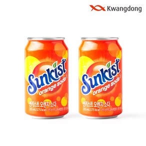 [광동직영] 광동 썬키스트 오렌지소다, 24개, 355ml