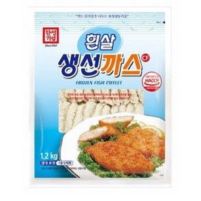 한성 흰살생선까스 1.2kg, 1개