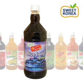 스위트코리아 블루베리 1000ml 1개 액상음료 과일음료 원액