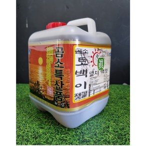 곰소 토백이 멸치액젓 8.4L(10kg) 3년 숙성 후 판매, 1개, 10kg