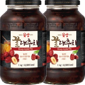 꽃샘 꿀대추차 2kg(1kg x 2병), 1kg