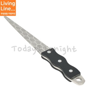 Kitchen 다이아몬드 야스리 칼가는 칼갈이 야슬이 정육 연마 샤프닝 스틸 연마봉 쇠줄 샤프너, 야스리 1EA, [ 1개 ]