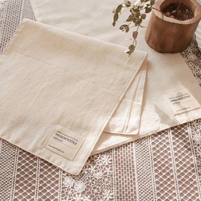 친환경 빨아쓰는 강화 소창 2겹 행주 100% 순면 키친크로스 주방수건, 1개, 내추럴/중(22x43cm)