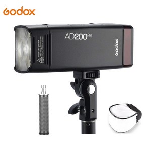 고독스 TTL AD200 프로스피드라이트 플래시 스트로브 1/8000 HSS 모노라이트 200Ws 2.4G Godox AD200 pro