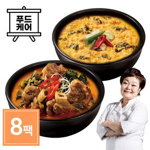 빅마마 이혜정의 얼큰갈비탕4팩 + 콩비지탕4팩, 갈비탕4+콩비지탕4, 1개