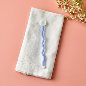 [모던하우스 충장점] 봉봉크림 내열유리 웨이브 머들러(블루)_GA0824023, 1개