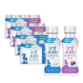 덴마크 산양프로틴 요구르트 플레인/베리믹스 16입, 1세트, 600ml