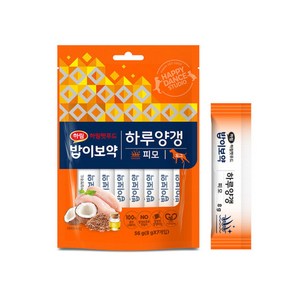 하림펫푸드 하루양갱 피모 56g 강아지 짜먹는 간식, 1개