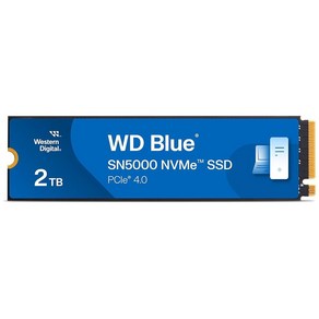 Westen Digital 2TB WD Blue SN580 NVMe 내부 솔리드 스테이트 드라이브 SSD - Gen4 x4 PCIe 16Gb/s M.2 2280 최대 4 15, 신세대