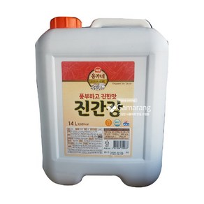 옹가네 사조해표 진간장14L 업소용 대용량, 14L, 1개