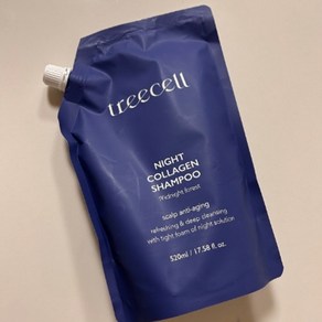 [리필] 나이트 콜라겐 샴푸 미드나잇 포레스트 두피 유분 케어 딥클렌징 헤어 teecell, 520ml, 1개