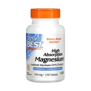 Docto's Best 고흡수 마그네슘 120정 3팩 High Absoption Magnesium, 3개