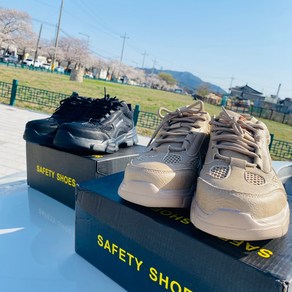 가볍고 발편한 경량 안전화 발가락 보호캡 공장신발 현장신발 벌초신발 SAFTY SHOES