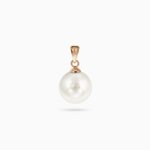 에버링 18K 금 백진주 펜던트 그레이스펄 10mm_PPEE8002 Gold Pearl Gift