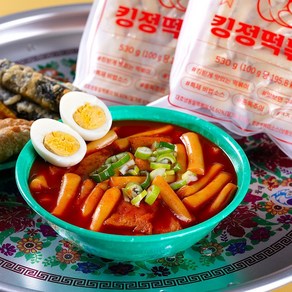 킹정떡볶이 (2-3인분) / 밀떡 떡복이 밀키트 을지로맛집, 530g, 1개