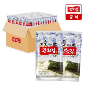 [광천김] 3대째 달인 파래 도시락김 4g 72봉(1BOX), 288g, 1세트