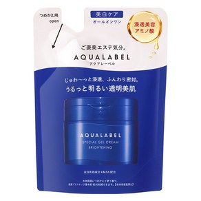 AQUALABEL 아쿠아라벨 스페셜 젤 크림 브라이트닝 올인원 리필용 81g, 1개