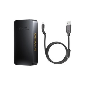 LAMZU 람주 8K DONGLE 동글 폴링레이트 케이블 포함, LAMZU 8K 동글이 (블랙)