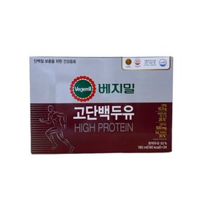 정식품 베지밀 고단백두유 190ml X 24입, 24개