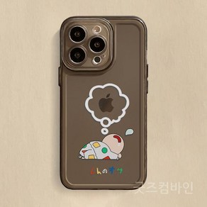 굿즈컴바인 스토어 사과 x 크레용신짱구 폰케이스