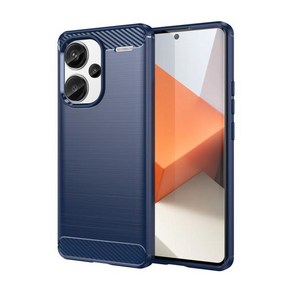 Redmi Note 13 Po Plus 케이스 + 커버 6.67 인치 충격 방지 소프트 실리콘 범퍼 5G 용, 한개옵션2, 01 Blue