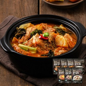 교동 프리미엄 국 탕 찌개 6팩 실온 멀티세트 (순살갈비탕/꼬리곰탕/순살감자탕 등), 꼬리곰탕2+순살갈비탕2+순살감자탕2, 500g, 6개