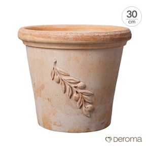 [Made in Italy] 데로마 테라코타 토분 인테리어화분 실린드로, 1개, teacotta