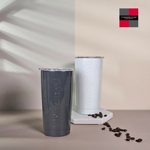 투썸 베이직 스텐 텀블러 ve.2 600ml 2종 (택1), 화이트, 색상:화이트, 1개