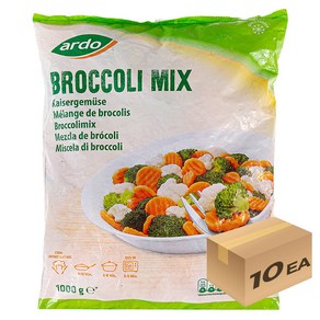 1박스) 아르도 비건 냉동야채 브로콜리믹스 1kg x 10개입, 10개