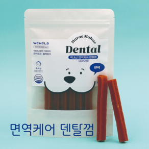 마래모해 강아지 소프트 덴탈껌 기능성 개껌 소형견 노령견 치석 잇몸 관절 소화 면역 피모 건강, 1개, 100g, 연어