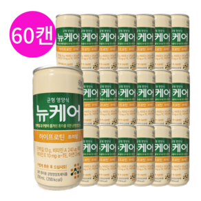 대상웰라이프 뉴케어 하이프로틴 프라임 균형 영양식 일반 환자용 균형영양조제식품 200ml(200kal), 60개, 1, 200cc