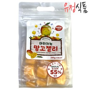 [유정식품] 마하차녹 망고젤리 200g