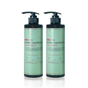 D. 포라인 약산성 탈모샴푸 설페이트프리 실리콘 알러지 프리 건성 지성 지루성두피 500ml, 2개