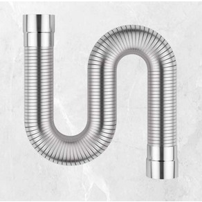 알루미늄 보일러 연통 연도 주름관 호스 자바라 급배기 파이프 확장 액세서리, 1. 50x1m, 1개