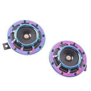 솔레노이드밸브 블래스트 액세서리 115DB 슈퍼 헬라 자동차 에어혼 톤 전기 레드 키트 혼 12V 오토바이 시끄러운 2 세트당 디스크 개 컴팩트