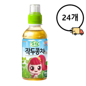 웅진 캐치티니핑 유기농 작두콩차 200ml 24페트