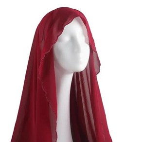 무슬림히잡 여성용무슬림 스카프 이너캡 Muslim Chiffon Hijab Shawls Lace Scaf Women Solid Head Waps Hijabs Scaves L